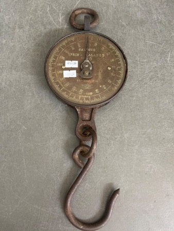 Salters Spring Balance No 20 200 lb worn face