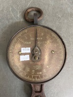 Salters Spring Balance No 20 200 lb worn face - 2