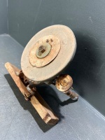 Lott hand crank Bench grinding wheel sharpening stone