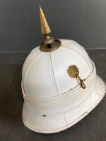 White pith helmet Band Corps badge - 4