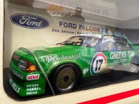1983 Ford Falcon XE - # 17 Dick Johnson/Kevin Bartlett - Green James Hardie 1000 - 4465 / 7620 - BianteB180301A - Certificate Signed Dick Johnson - 2