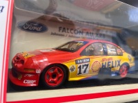 1999 Ford Falcon AU XR8 - # 17 Dick Johnson/Steven Johnson - Yellow Red FAI 1000 - 2759 / 5004 - Biante182001009 - Certificate Signed Dick Johnson - 2