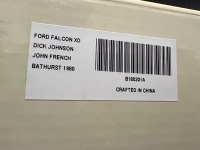 1980 Ford Falcon XD - # 17 Dick Johnson/John French - Blue Tru-Blu Hardie Ferodo 1000 - 5685 / 7200 - BianteB180201A - Certificate Signed Dick Johnson - 8
