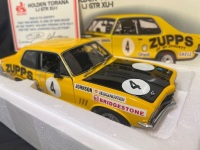 1973 Holden Torana LJ GTR XU-1 - # 4 Dick Johnson - Yellow Zupps - 0727 / 6000 - AUTOart87366 - Certificate Signed Dick Johnson - 2