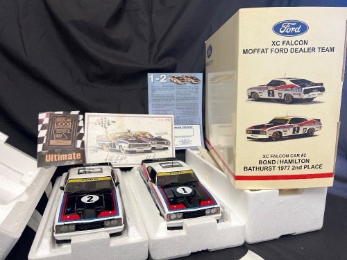 1977 Ford Falcon XC - # 1 Allan Moffat/# 2 Colin Bond - 1-2 Hardie Ferodo 1000 - 2438 / 7712 - AUTOart87712 - Certificate Signed Allan Moffat and Colin Bond