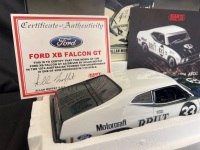 1974 Ford Falcon XB GT - # 33 Allan Moffat - White Black Brut Australian Touring Car Championship - 3064 / 4000 - Biante87413 - Certificate Signed Allan Moffat - 2