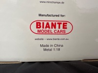 1988 Ford Sierra RS500 - # 9 Allan Moffat/Gregg Hansford/Klaus Niedzwiedz - White ANZ Tooheys 1000 - 4313 / 6000 - Biante103888009 - Certificate Signed Allan Moffat - 6
