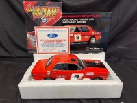 1973 Ford Falcon XY GT-HO Phase 3 - # 9 Allan Moffat - Red Australian Touring Car Championship Winner - 4818 / 6000 - AUTOart87360 - Certificate Signed Allan Moffat