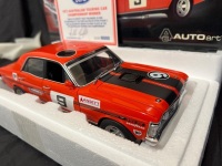 1973 Ford Falcon XY GT-HO Phase 3 - # 9 Allan Moffat - Red Australian Touring Car Championship Winner - 4818 / 6000 - AUTOart87360 - Certificate Signed Allan Moffat - 5