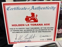 1979 Holden Torana LX A9X - # 25 Allan Moffat - Purple White ASL AMSCAR - 1660 / 3000 - AUTOart87964 - Certificate Signed Allan Moffat - 6