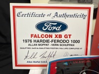1976 Ford Falcon XB GT - # 9 Allan Moffat/Vern Schuppan - Hardie Ferodo 1000 Pole - 1381 / 3000 - AUTOart87613 - Certificate Signed Allan Moffat - 3