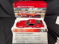 1969 Ford Mustang Boss 302 - # 9 Allan Moffat - Red Coca Cola Trans Am - No Edition Number - Certificate Signed Allan Moffat