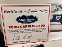 1975 Ford Capri RS3100 - # 1 Allan Moffat - Blue White BP Australian Sports Sedan Championship - 2119 / 3000 - Biante183758001 - Certificate Signed Allan Moffat - 2