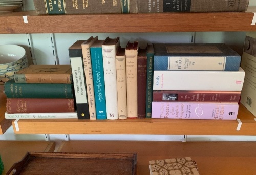 Asstd Lot of Poetry Books inc. Yeats, T.S.Elliot, Keats, Browning Etc. App. 16 in Total