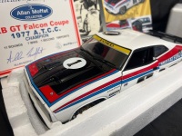 1977 Ford Falcon XB GT Coupe - # 1 Allan Moffat - White Moffat Ford Dealers Australian Touring Car Champion - 2556 / 6000 - AUTOart87711 - Certificate Signed Allan Moffat - 2
