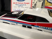 1977 Ford Falcon XB GT Coupe - # 1 Allan Moffat - White Moffat Ford Dealers Australian Touring Car Champion - 2556 / 6000 - AUTOart87711 - Certificate Signed Allan Moffat - 6