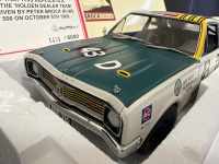 1969 Holden Monaro HT GTS350 - # 43D Peter Brock - Holden Dealer Team Bathurst 500 - 1431 / 6000 - AUTOart86962 - Certificate Signed Peter Brock - 2