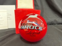 2002 Team Brock Christmas Bauble - Christmas 2002 - No Edition Number - With Peter Brock 60th Birthday Card - 2