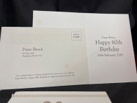 2002 Team Brock Christmas Bauble - Christmas 2002 - No Edition Number - With Peter Brock 60th Birthday Card - 4