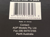 Holden Monaro CV8 - Peter Brock - Portofino Blue - 1200 / 2000 - AUTOart73434 - 5