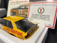 1975 Holden Torana LH L34 - # 5 Peter Brock/Brian Sampson - Hardie Ferodo 1000 Winner - 1654 / 6000 - AUTOart87560 - Certificate Signed Peter Brock - 3