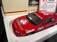 2002 Holden Monaro CV8 - # 05 Peter Brock/James Brock - Targa Tasmania - 4724 / 6000 - AUTOart80261 - Certificate Signed Peter Brock - 2