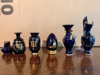 Lot of 6 Greek and Limoge Pottery Miniatures - 2