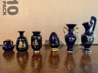 Lot of 6 Greek and Limoge Pottery Miniatures - 3