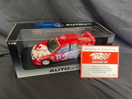 2001 Holden Commodore VX - # 2 Jason Bright - Holden Racing Team - 4980 / 4998 - AUTOart80162