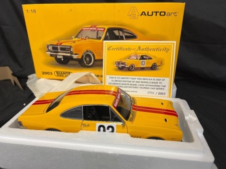 Holden Monaro HT - # 03 Biante Anniversary - 2003 Historic Touring Car Series - 0700 / 2003 - AUTOart80369
