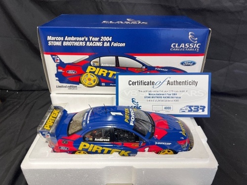 2004 Ford Falcon BA - Marcos Ambrose - Stone Brothers Racing - 0840 / 4000 - Classic Carlectables18141