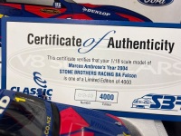 2004 Ford Falcon BA - Marcos Ambrose - Stone Brothers Racing - 0840 / 4000 - Classic Carlectables18141 - 4