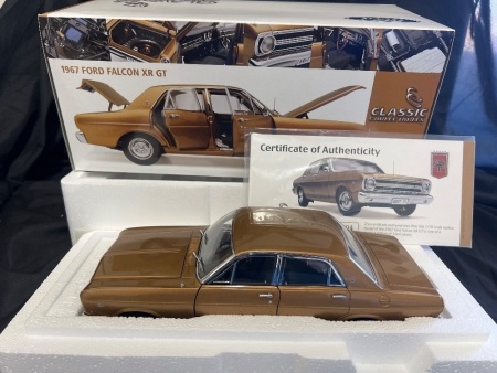 1967 Ford Falcon XR GT - GT Gold - 3166 / 3504 - Classic Carlectables18070