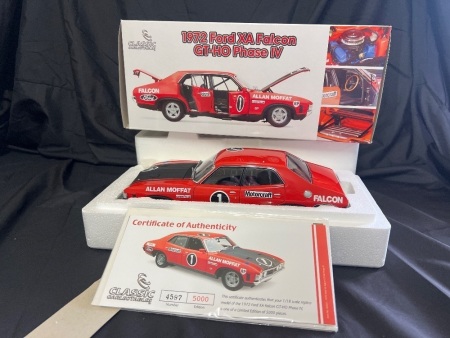 1972 Ford Falcon XA GT-HO Phase IV - # 1 Allan Moffat - Red Pepper - 4597 / 5000 - Classic Carlectables18223