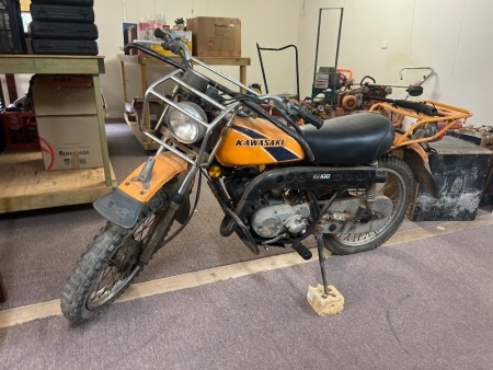 Kawasaki KV100 trail bike