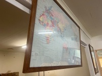 Heavy Framed World Map - Hema Maps Pty Ltd - 3