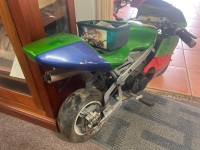 Green pocket bike mini moto pull start - 3
