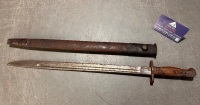 Pattern 1907 bayonet and scabbard April 1918 - 2