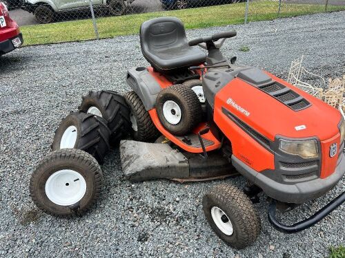 Husqvarna LT1597 Ride-On Mower with Several Spare/Aditional Wheels