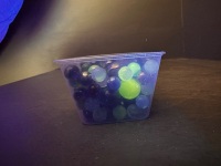 Assortment of Marbles - Inc UV Glow Marbles and Rare - 6