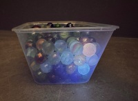 Assortment of Marbles - Inc UV Glow Marbles and Rare - 6