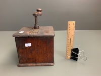 Antique Timber Hand Coffee Grinder - 7