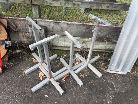4 x Metal Workshop T-Stands