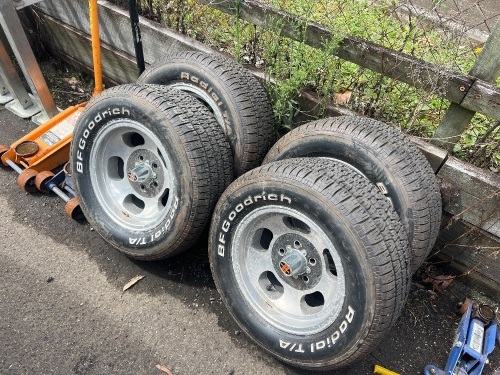 4 x BFGoodrich Radial T/A Tyres - Good Condition
