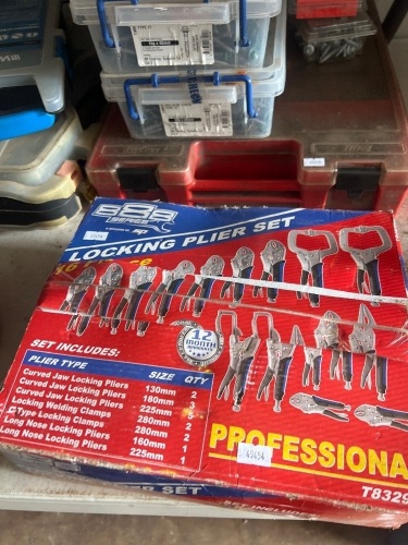 888 Series 16-Piece Locking Plier and Clamp Set