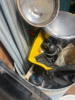 Lot of Camping Equipment in Galvanised Bin - 4