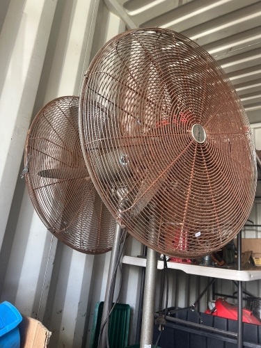 2 x Industrial Fans