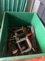 Assorted G-Clamps, Bar Clamps & Metal Clamping Tools