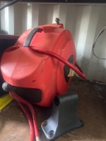 Red Air Hose Reel with Compressed Air Hose & Fittings - 2