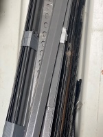 Assorted Galvanised Steel Shelving Rails, Uprights & Metal Support Brackets - 2